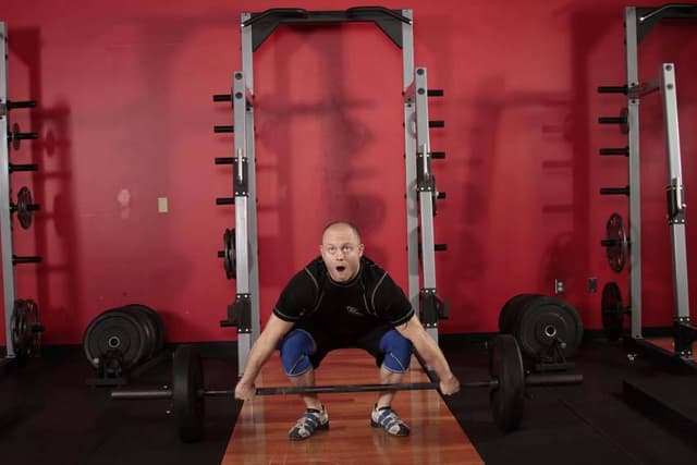 Starting position of Snatch