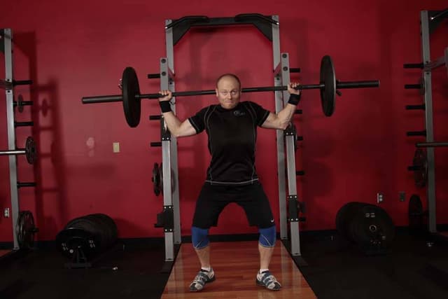Ending position of Snatch Balance