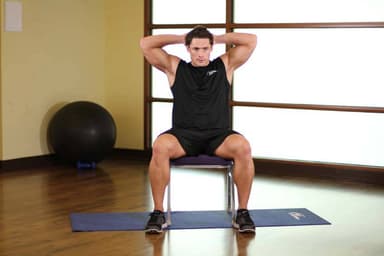 Starting position of Spinal Stretch