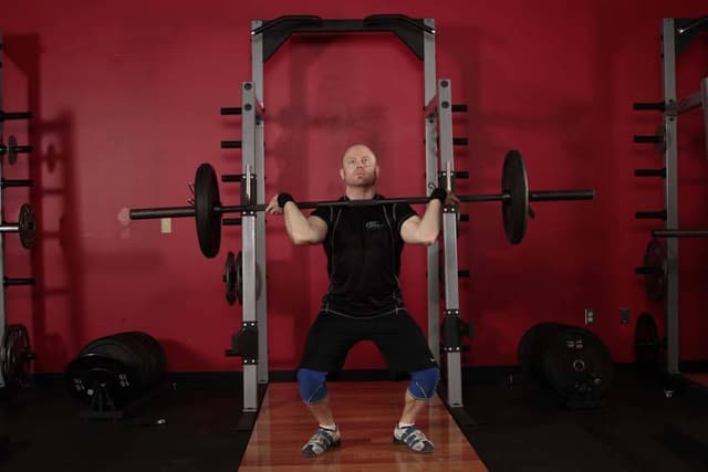 Ending position of Squat Jerk