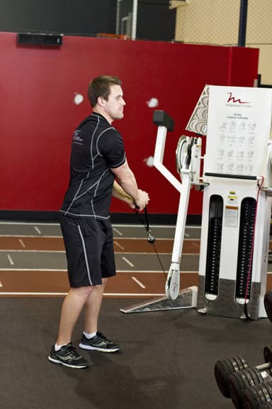 Standing Cable Lift - Step 1
