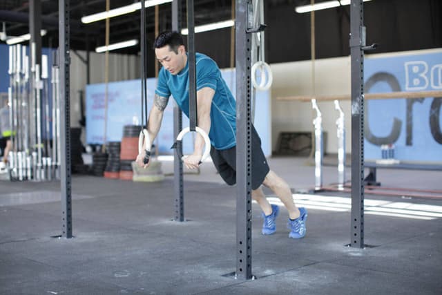 Ending position of Suspended Push-Up