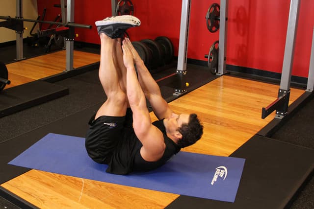 Ending position of Toe Touchers
