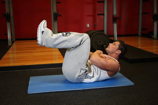 Ending position of Tuck Crunch