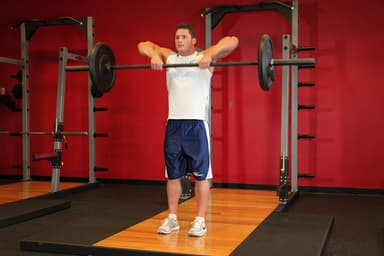 Upright Barbell Row - Step 1
