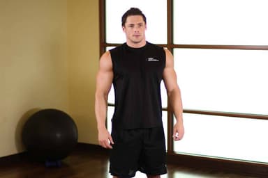 Starting position of Upward Stretch