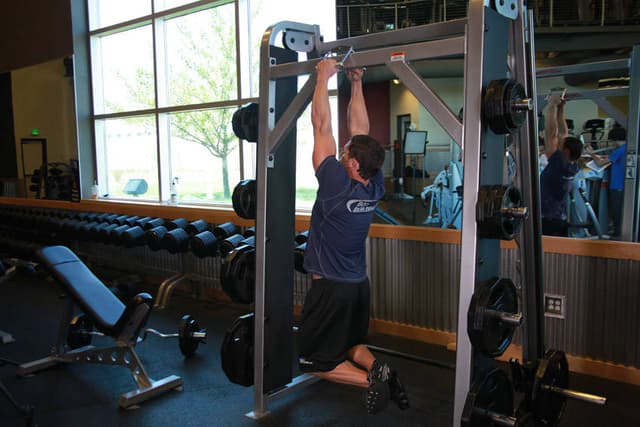 Ending position of V-Bar Pullup