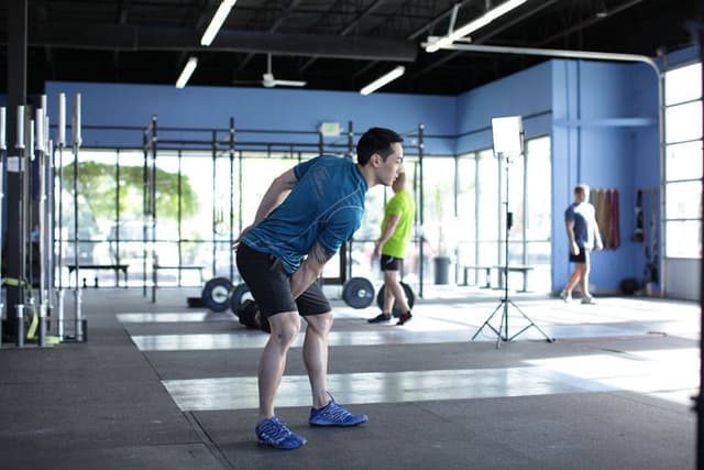 Starting position of Vertical Swing