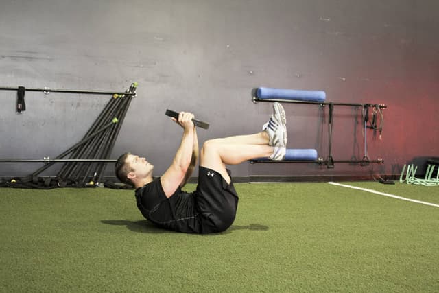 Ending position of Weighted Crunches