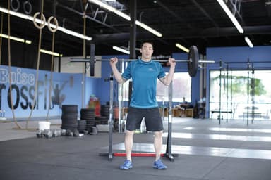 Weighted Jump Squat - Step 1