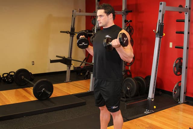 Ending position of Zottman Curl