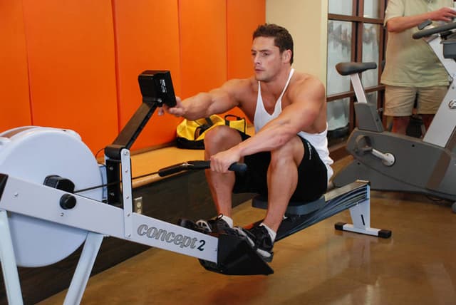 Starting position of Rowing, Stationary